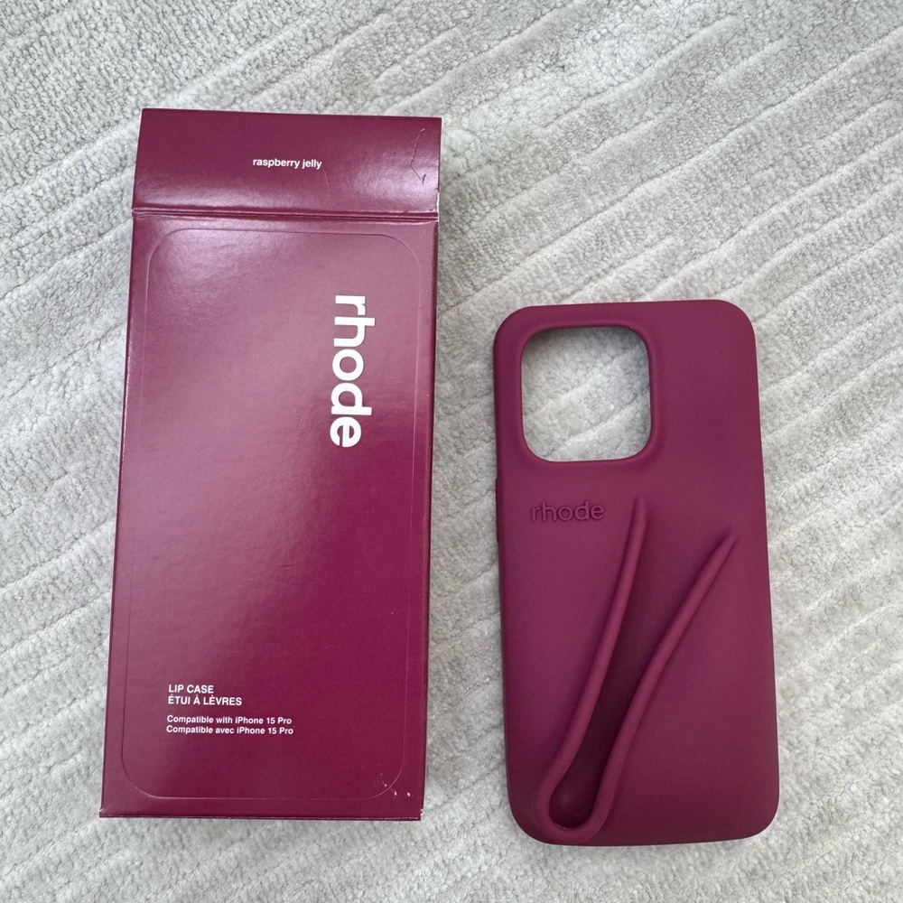 RHODE Phone Case Raspberry Jelly for IPhone 15 Pro